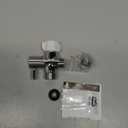 Bidet T Adapter with Shut off Valve,Metal T Valve for Bidet 7/8 X 7/8 X 1/2or 3/8,Tee Connector Bidet Attachment for Toilet