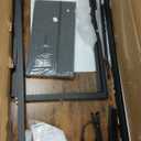 ODK Computer Desk - 55 Inch Office Writing Desk for Home, Student Study Desk with Storage Bag, Headphone Hook & Power Outlets, Modern Simple Table for Bedroom, Vintage