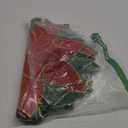 Breling 6 Pieces Christmas Poinsettia Placemats 16 Inch Round Red and Green Placemats Poinsettia Flower Table Mats Xmas Embroidered Table Mats Holiday Doilies for Dinner Home Party Decoration