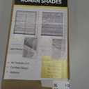 UNISHADES no Drill Cordless Roman Shades for Windows, 23" W × 64" H - Light Filtering - Linen - Beige