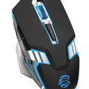 SHUNJINRUN
Bluetooth Mouse Wireless, Rechargeable, Multi-Device(2.4G/BT5.0/BT3.0), 7 Buttons, Silent Click, Ergonomic, 7-Color Backlit, LED Light up Mice for Laptop, Computer, Mac, PC, Chromebook - Black