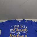 Sisters In Christ Are Sisters For Life Women Christ T-Shirt 3XL