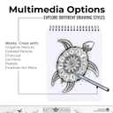 2 x Sketch Pad 2-Pack - 9x12 Drawing Pads for Kids 9-12, Teens - 64lb (95gsm) Art Paper - Spiral Perforated 100 Sheets Each - Sketch Book for Kids, Art Sketchbook for Dry Media