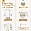 Color&Geometry Rug Pad Gripper,Non Slip Rug Pad for Hardwood Floor Protection,Easy to Cut Anti Skid Mat Under Carpet 47"x71" (3'11" x 5'11" (Rectangular), White)