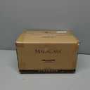 MALACASA Small Casserole Baking Dishes for Oven, Ceramic Oval Baking Dish Sets of 4, 8" x 5" Inch Au Gratin Baking Pans with Handles for Roasting, Lasagna, Pie, Baking Meat & Vegetables, Matte Black