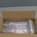 TOFLEN 6 oz Mini Dessert Cups with Lids and Spoons 150 Pcs | Serves 50 | Small Plastic Cake Cups Round Party Serving Cups for Parfait, Appetizers, Mousse, Dessert Shot Glasses