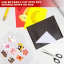 Adhesive Magnetic Sheets, Magnetic Sheets with Adhesive Backing, 8" x 10", 10 Pack Flexible Magnet Sheets with Adhesive - Sticky Magnets with Adhesive Backing for Photo and Picture Magnets