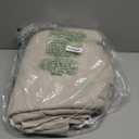 Bedsure GentleSoft 100% Cotton Large Blanket Oversized King for Bed 120x94 inches - Breathable Soft Cozy Herringbone Woven Blanket for Summer, Couch Cover, Linen Beige