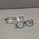 Yogo Vision Bifocal Reading Glasses 2 Pack Plastic Keyhole Spring Hinge Frames Bifocal Readers for Men and Women
