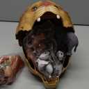 Safari Animals Playset, 41Pcs Jungle Zoo Animal Toys for Toddlers 1-3/Kids 3-5 - Light-Up Sound Lion Basket, Non-Toxic Educational Figurines, Ideal Birthday for Boys & Girls