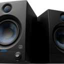 PreSonus Eris 5BT Bluetooth Studio Monitors, Pair — 5.25" Inch Powered Bookshelf Speakers, Stereo, Desktop Computer, Near Field Music Production, Audio Mixing Recording
