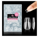 UNA GELLA Short Coffin Nail Tips, 312pcs Short Coffin Gel Nails Tips Preshape Half Matte Fake Nails 12 Sizes Full Cover Press on Nails for Acrylic Nail Extension DIY Salon at Home