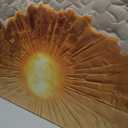 Boho Sun Canvas Wall Art Bohemia Minimalism Golden Abstract Sunrise Sunset Modern Luxury Painting Picture Wall Decor Poster Print Artwork for Living Room Bedroom Office Home Decoration