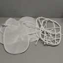 Eiito Hat Washer Cage Hats Cleaner, 4Pcs (2 Cages + 2 Bags) Hat Washer for baseball caps for Washing Machine or Dishwasher, Ball Cap Washers Frame for Flat & Curved Hats, White (With Mesh White 2 Pack)