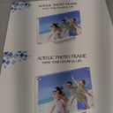 Acrylic Picture Frame 8x10 Inch 2 Pack,Clear Magnetic Photo Frames,Double Side Freestanding Pic Frame for Desktop Display, Certificate Documents Frame for Family,Office,Wedding