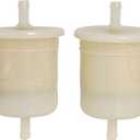 EZROAD 2X 5/16" Inline Fuel Filter K3272-24210 Compatible with Kubota F2690E F2690 F3990 ZG227A ZG327PA ZG327RPA ZG332LP ZG332P ZD1211 ZD1211L ZD1211R ZD1211RL ZD1511LF Front Zero Turn Mower SN 25147