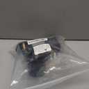 M8-1.25 Metric Thread Bolts Plastic Furniture Legs 3 Inch Black Square Sofa Feet with T-Nuts - Couch Feet Replacement - Couch Legs Set of 4