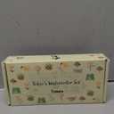 Original Tobios Mini Wooden Watercolor Paint Set – Compact Travel Art Kit with 12 Colors, Refillable Brush & Sketchbook – Unique Creative Gift for Birthdays, Holidays & Art Lovers