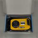 Underwater Floating Digital Camera  48MP HD Bare-Body Waterproof Camera, No Case Needed for Underwater Fun & Childhood Memories (Yellow)
