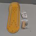 3 otters Mini Bowling Game Set for Kids & Adults, Indoor Wooden Tabletop Bowling Game Board Games for Multiple Players, Desk Toys Gag Gifts, Shooting Games for Office Stress Relief