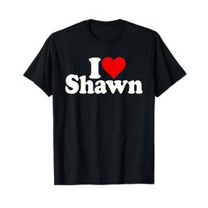 I Love Heart Shawn T-Shirt L