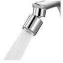 Hibbent NSF/ANSI/CAN 61 Certified Faucet Aerator, CUPC Certification 360° Twist Kitchen Sink Aerator, Dual-function Sink Sprayer Attachment, Faucet Replacement Part 55/64'' Female Thread, Chrome