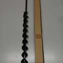 TCBWFY 24 Inch Auger Drill Bit for Planting - 1.2"x24" Long Handle Easy Planter Garden Auger - Bulb & Bedding Plant Augers - Post Hole Digger for 3/8”Hex Drive Drill