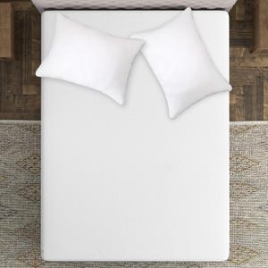 Sealy Soft Comfort 300-Thread Count Cotton Blend Sheets Set with Secure Fit Anchor Bands (Full Size, White)