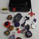 Bey Battling Top Burst Gyro Toy Set 12 Spinning Tops 4 Launchers Combat Battling Game with Portable Storage Box Gift for Kids Children Boys