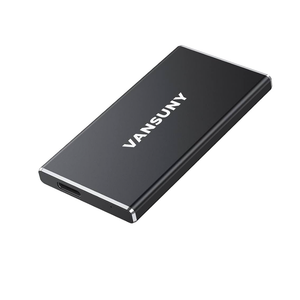Vansuny 500GB Portable External SSD, USB 3.1 Gen2 450MB/s High-Speed Data Transfer, Metal USB C Mini Portable External Solid State Drive for PC, Laptop, Phones and More
