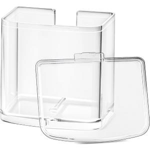 DBM-8GC Grind Chamber With Lid Replacement for Cuisinart DBM-8P1 etc Grinder, Fit Coffee Grinder, Food Processor Replacement Parts, Clear Round Flip Top Design - Dishwasher Safe