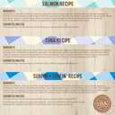 Merrick Purrfect Bistro Grain Free Premium Canned Pate Adult Wet Cat Food, Variety Pack Seafood Recipes - (12 Packs of 12) 5.5 oz. Cans