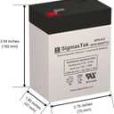 SigmasTek Sure-Lites 3901 Replacement Battery