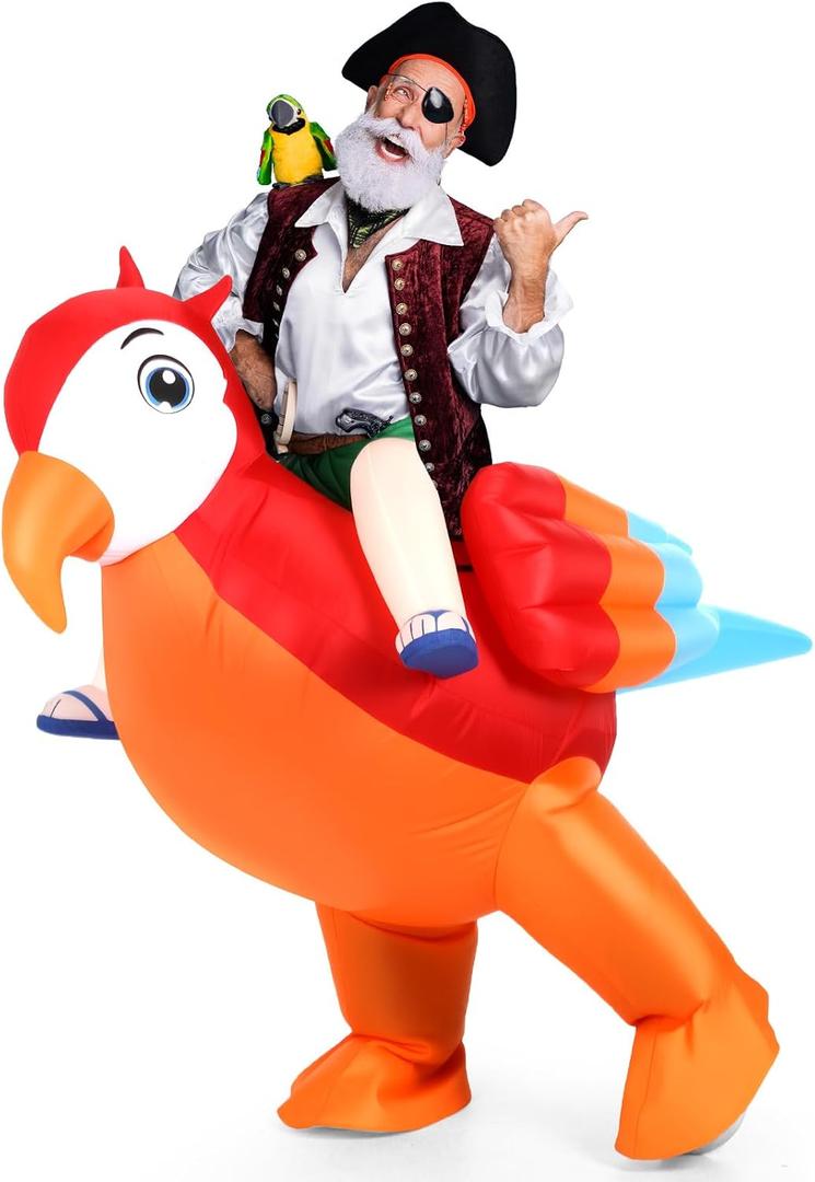 Inflatable Costumes Adult Halloween Blow up Ride-on Outfit Funny Cosplay for Men Women Halloween Party Cosplay