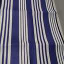 Navy Blue Stripe Line Area Rug 55"x24" ,Minimalist Geometric Non Slip 