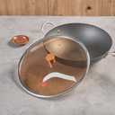 WANGYUANJI Round Tempered Glass Lid - Versatile Glass Lid for 12.59 Inch Skillets, Pans, and Dutch Ovens - 12.59 Inch