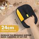 2 x Pet Hair Removal Glove,2Pcs,Electrostatic Gloves Pet Hair Removal,Highly Efficient,Pet Hair Remover Glove,9.45-Inch Large Brush Surface,Reusable Cat Grooming Gloves for Couch,Sweater,Carpet,Curtain.