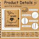 Tenceur 36 Sets Employee Appreciation Gifts Bulk Inspirational Spiral Notebooks with Motivational Pens Small Notepads for Coworkers Office Staff Team Volunteer Teacher Thank You Gifts, 3.94 x 5.51''