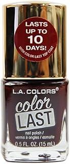 L.A. COLORS Color Last Polish, Sacrifice CNP84 4 Pack