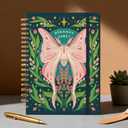 Planner 2026-2027 Monthly and Weekly Academic Planner July 2026 - June 2027, Hardcover Calendar 2026-2027 Agenda Daily Planner for Student Teacher School Office Supplies, 7.4" x 10.2", Pink Butterfly