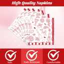 Thats Amore Party Decorations - 96 PCS Red Pizza and Wine Theme Disposable Plates Napkins and Forks Dinnerware, Wedding Engagement Party Tableware Supplies Serve 24