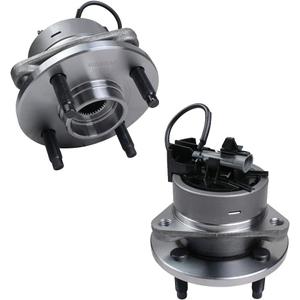 Autoround 513204 2 Pack Front Wheel Hub and Bearing Assembly Compatible with Chevy Cobalt 2005-2010, Saturn Ion 2003-2007, Pontiac G5 2007-2010/ Pursuit 2005-2006, 4 Lug ABS