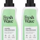 Fresh Wave Odor Removing Laundry Booster, 24 fl. Oz., Pack of 2 - Laundry Scent Booster, Safer Odor Relief, Natural Plant-Based Odor Eliminator, Pet Bedding, Activewear, Blankets & Fabrics