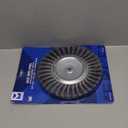 184020 - 8" x 5/8" x 1/2", 5/8" Knot Wire Wheel, .014 Carbon Steel