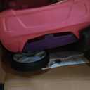 Step2 Whisper Ride II Ride On Push Toy Car, Pink  Ride On Car with Included Seat Belt, Easy Storage and Transport, Makes a Great Stroller Alternative
