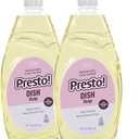 Amazon Brand - Presto! Liquid Dish Soap, Lavender Scent, Cuts Grease & Grime, Concentrated Formula, 30 fl oz, Pack of 2