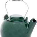 Green Enameled Humidifying Kettle, 2.5 Quarts