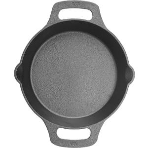 WINCO Cast Iron Skillet, Black WINCO Cast Iron Skillet, Black