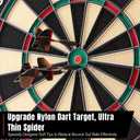 Electronic Dart Board, Low Bounce-Outs Soft Tip Dartboard, 580 Variations, 13.5"