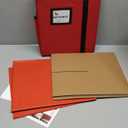 Sattiyrch Christmas Figurine Storage Box & Nutcracker Storage Container, 600D Canvas,Keeps 8 Holiday Figurines,15 Inches,Adjustable Area & Pockets for Decorations